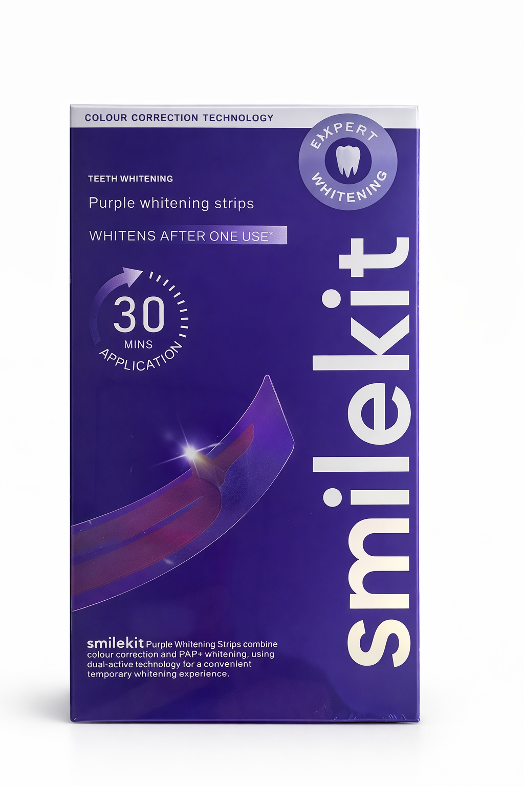 Tiras Branqueadoras Dentárias - SmileKit Purple White (EH)