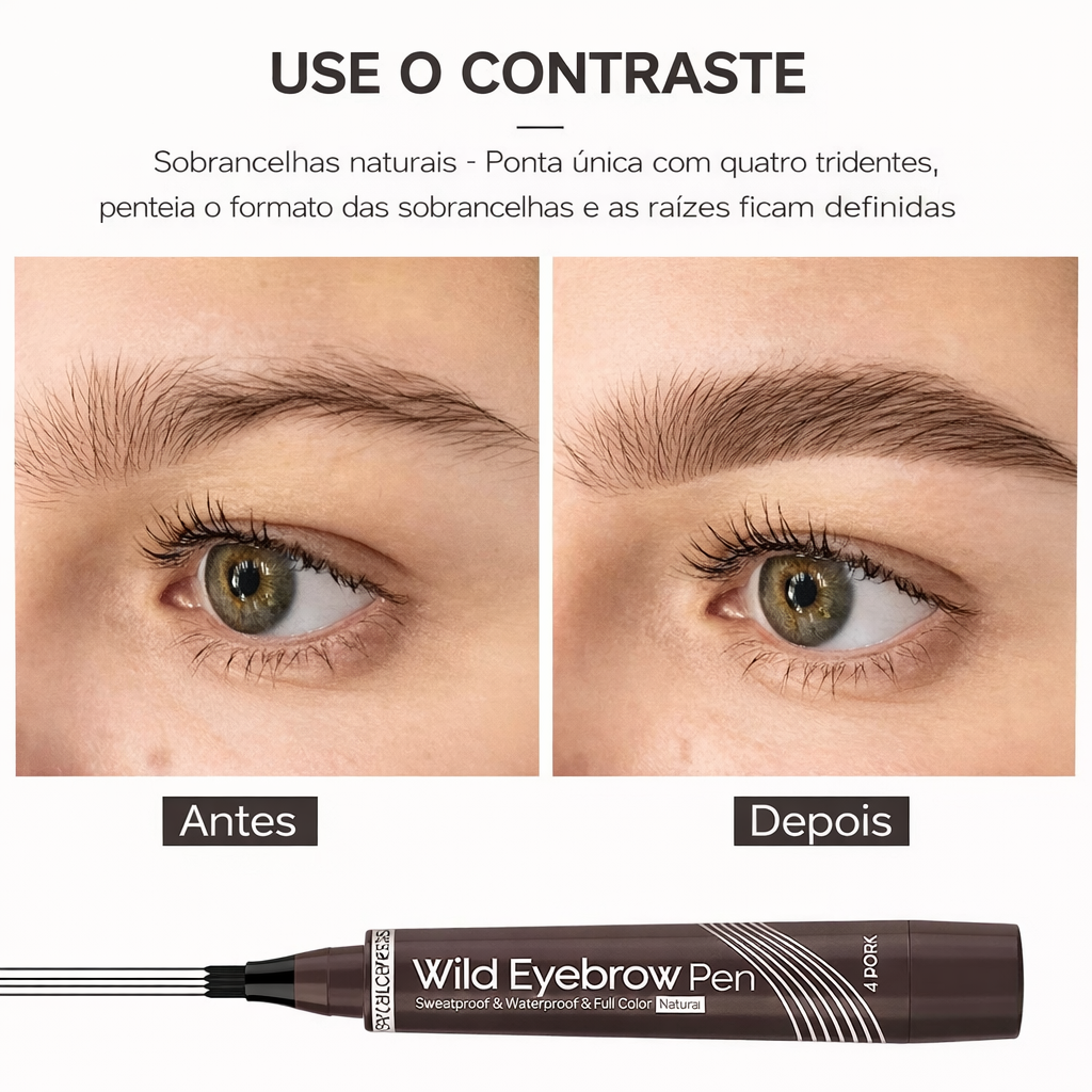 Lápis para Sobrancelhas 4D – Efeito Microblading Natural