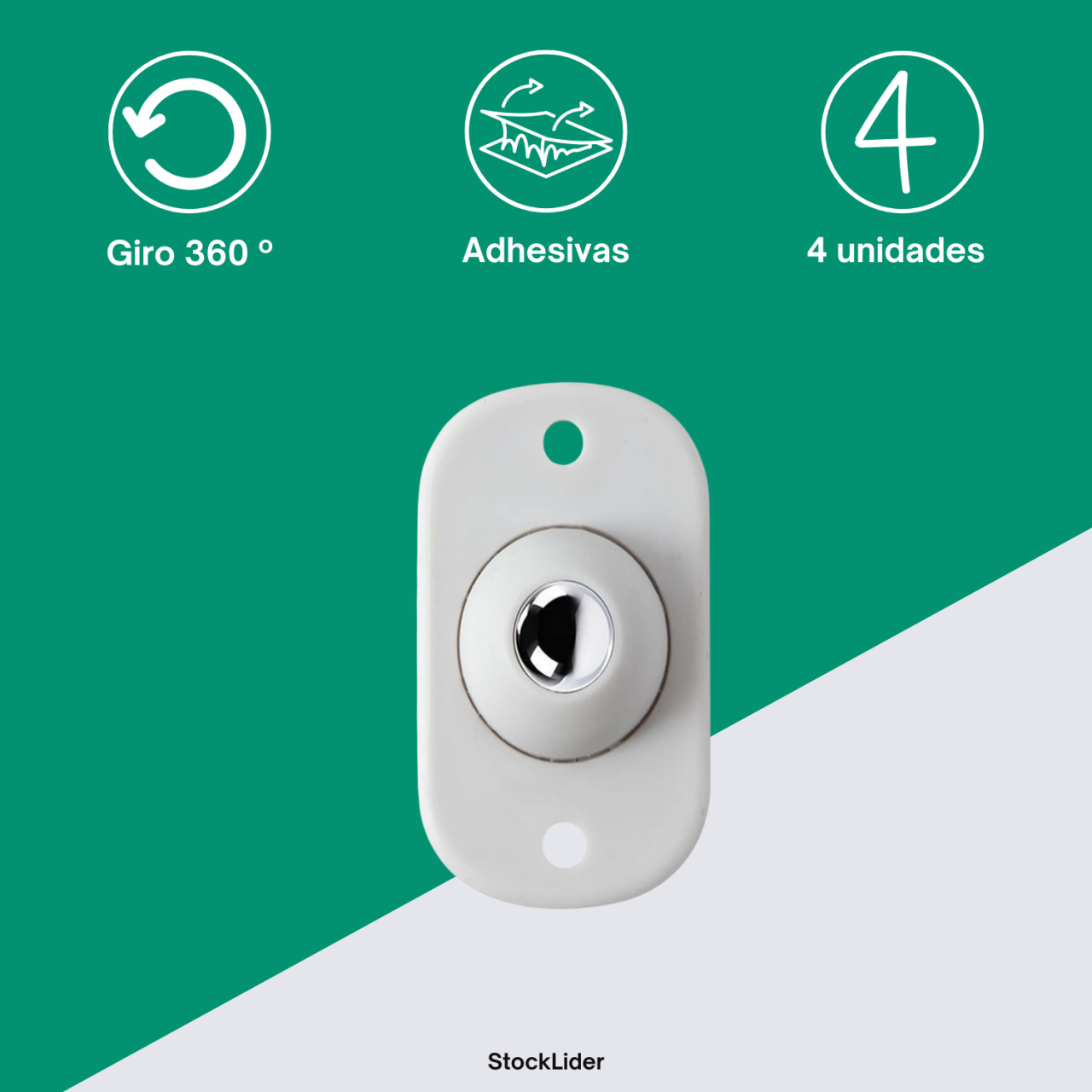 Mini Ruedas Autoadhesivas Multiusos - Wheele™