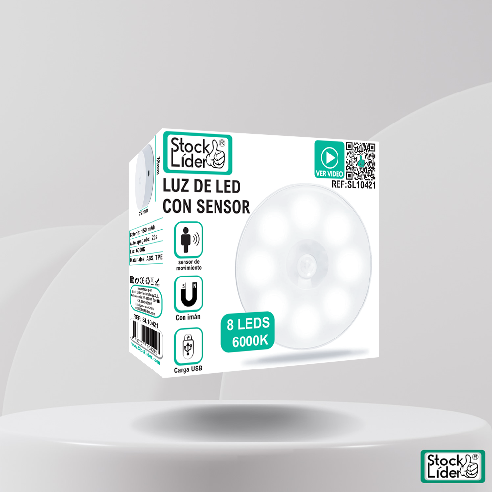 Luz Mágica™ – Iluminación instantánea, sin interruptores