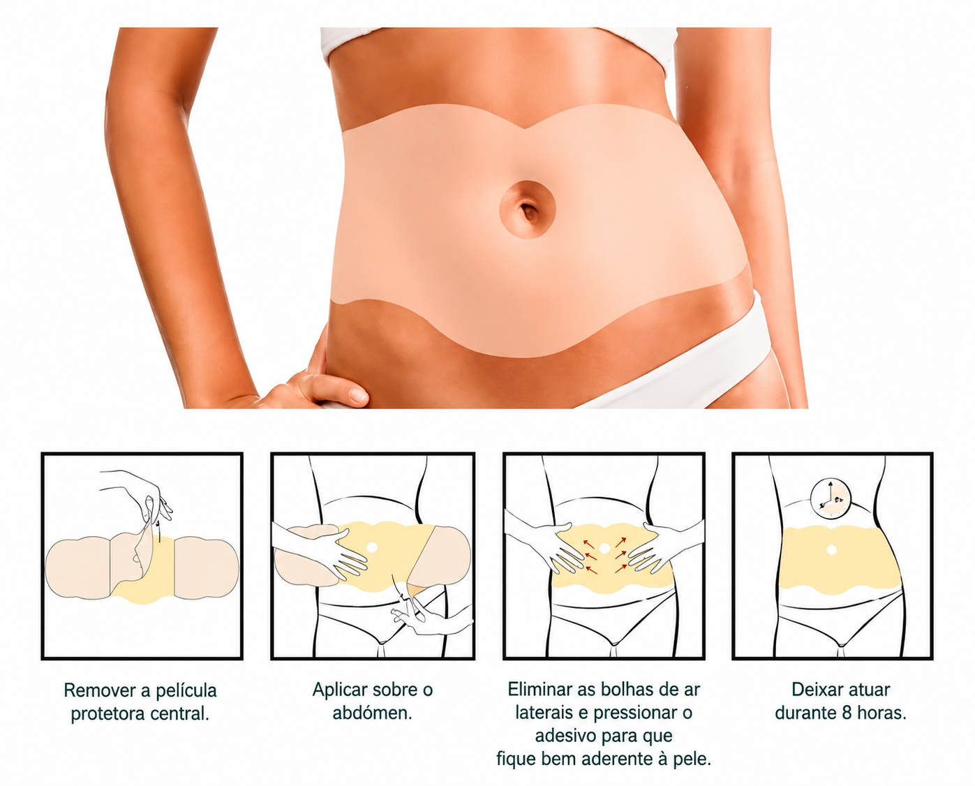 Adesivos abdominais - SlimPatch Belly™