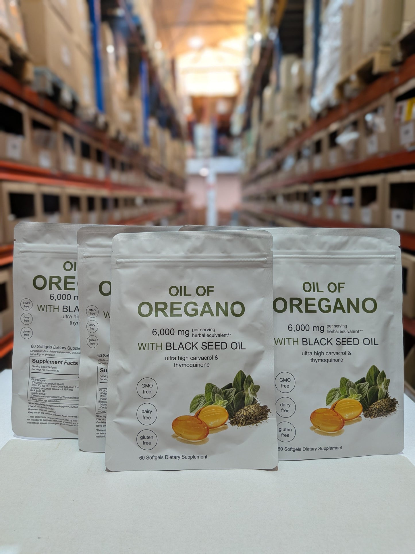 Cápsulas de Óleo de Orégãos - 180 CAPSULAS - 3 MESES