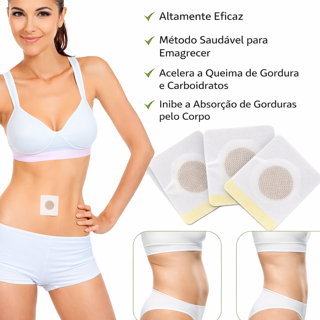 Adesivos Slim Patch – Controlo de Peso Natural e Discreto -DP