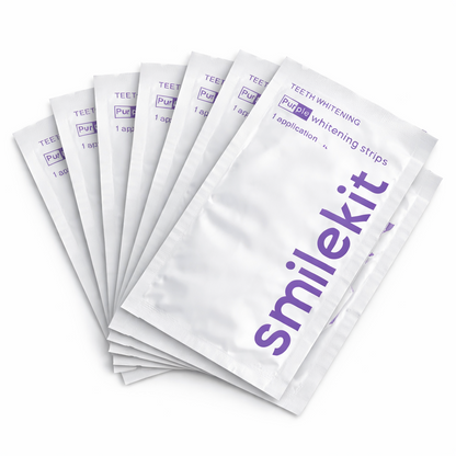 Tiras Branqueadoras Dentárias - SmileKit Purple White (EH)