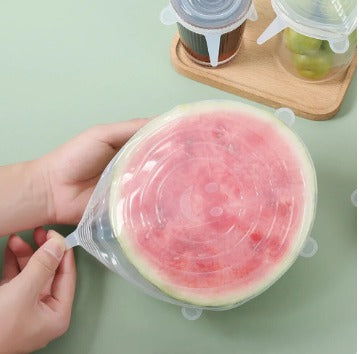Tampas de Silicone Reutilizáveis - FreshSeal™