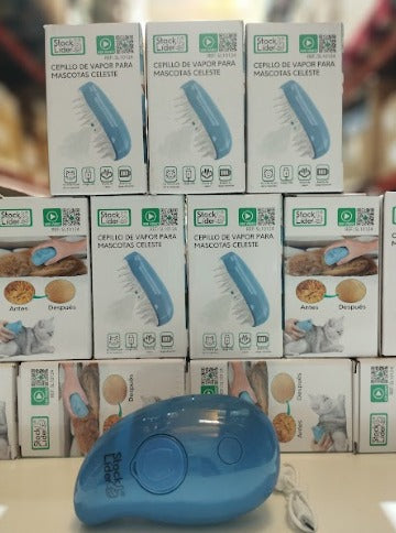 Escova Vaporizadora 3 em 1 para Mascotas