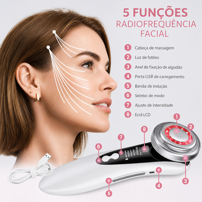 Massageador Facial - skincare - DermaLift Pro™ LED