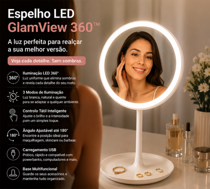 Espelho LED GlamView 360™