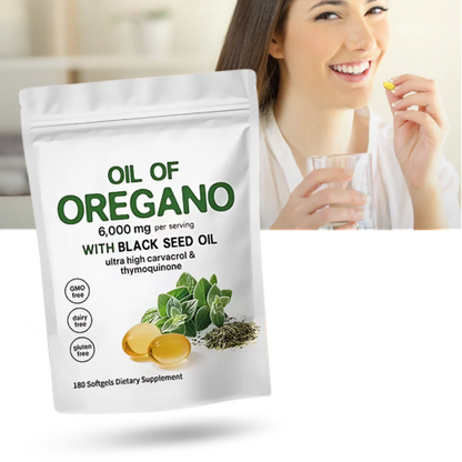 Cápsulas de Óleo de Orégãos - 180 CAPSULAS - 3 MESES