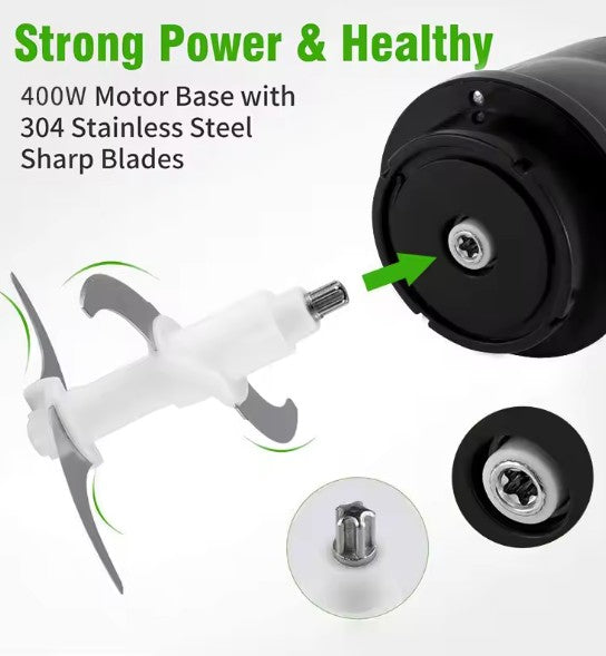 Molinox™ ProChef – Picadora Eléctrica de Acero Inoxidable 2L