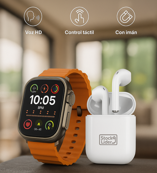 Tech Duo Premium: Smart Watch + InPods 12