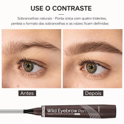 Lápis para Sobrancelhas 4D – Efeito Microblading Natural