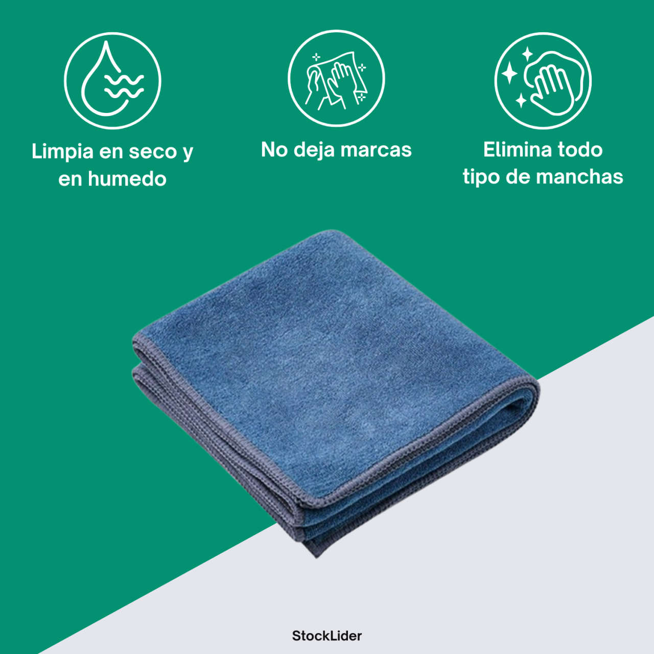 Pano de Microfibra Ultra Absorvente – 2 + 2 GRATIS