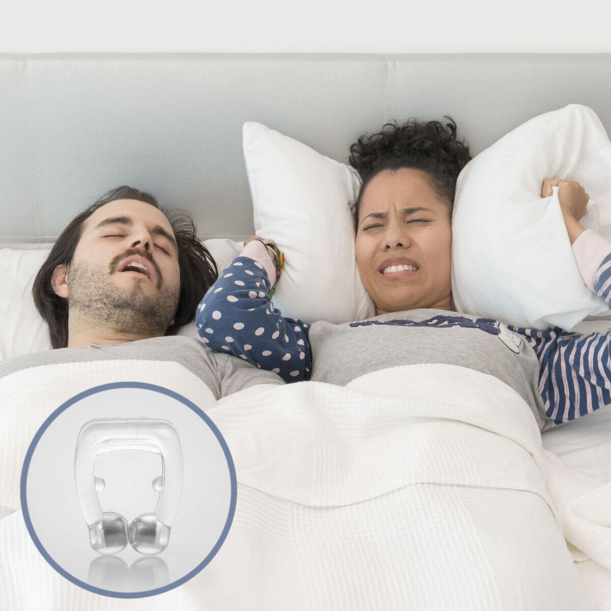 Dilatador Nasal Magnético Antirronquidos InnovaGoods - BreatheSilence™