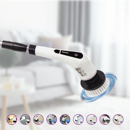 PowerClean™ 9 en 1 – Cepillo Eléctrico de Limpieza Inalámbrico