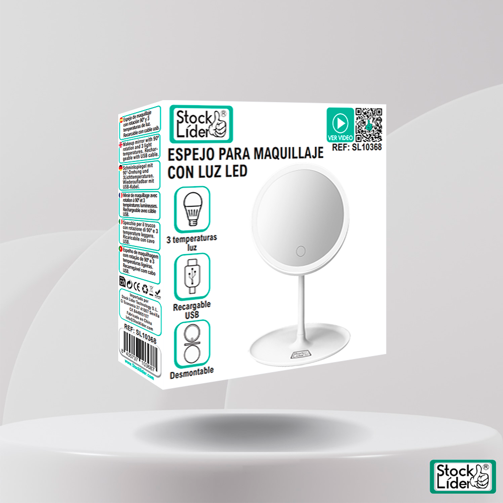 Espelho LED GlamView 360™
