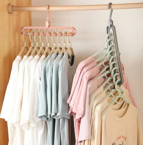 Pack de 5 Perchas Multiusos - WiseHanger™