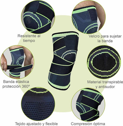 FlexiKnee™ Rodillera de Soporte Activo 1 + 1 GRATIS