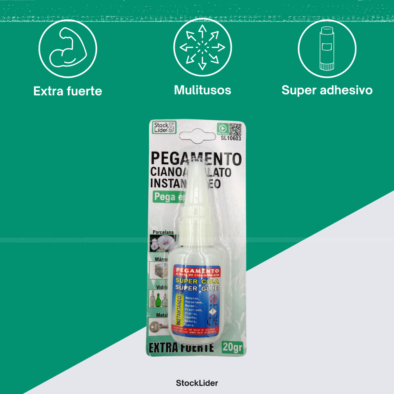 Cola Instantânea extra forte - Compre 1 e Leve 3