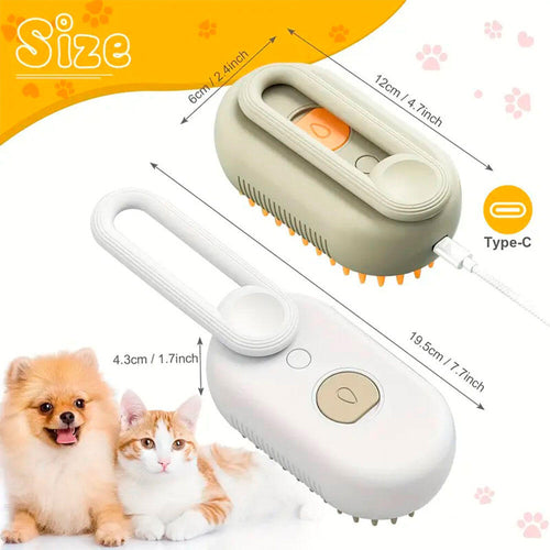 SpaPaws™ Cepillo de Vapor Relajante para Mascotas