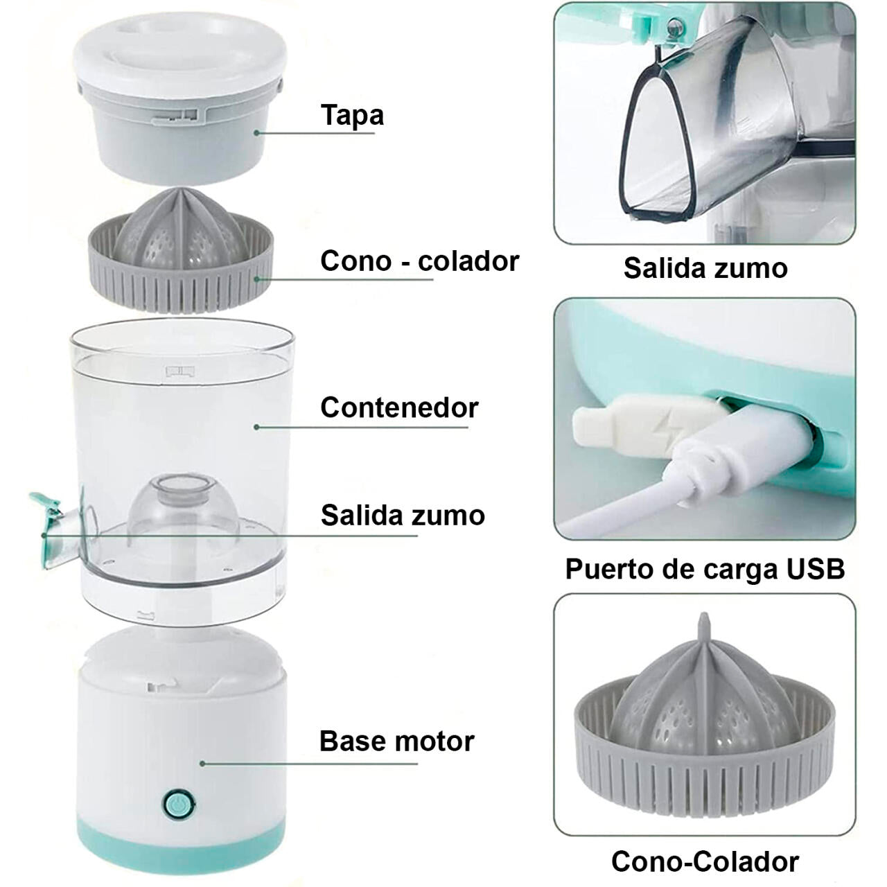 Exprimidor Plus - Zumo fresco en segundos