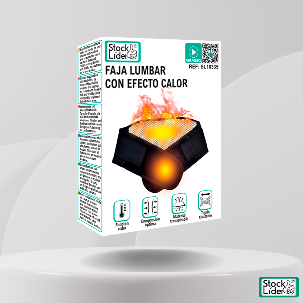 TOURMABELT™ – Faja térmica lumbar con imanes de turmalina